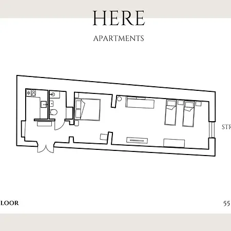 Here *