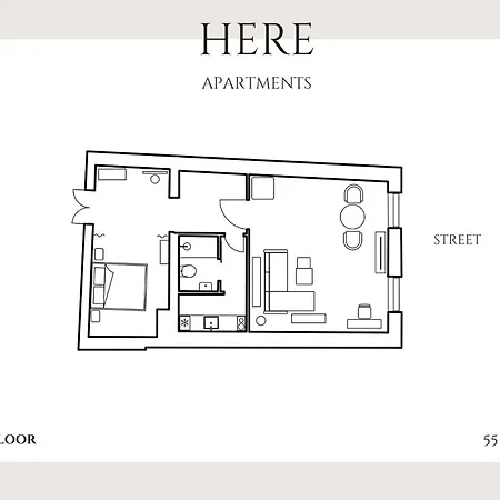 アパート Here クラクフ