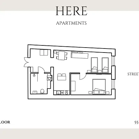 アパート Here クラクフ
